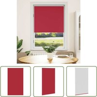 The Living Store - Verdunkelungsrollo 80 x 175 cm rot - Fensterrollo - Verdunkelungsrollo - Rollo - Klemmrollo - Raffstore von THE LIVING STORE