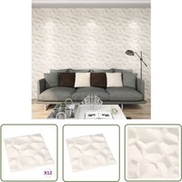 The Living Store Wandpaneele 12 Stk. 3D 0,5×0,5 m 3 m² - Bambus Wandpaneele - Dekorative Wandgestaltung - 3D Wandpaneele - Wandverkleidung The Living Store Wandpaneele 12 Stk. 3D 0,5×0,5 m 3 m² - Bambus Wandpaneele - Dekorative Wandgestaltung - 3D Wandpaneele - Wandverkleidung von THE LIVING STORE