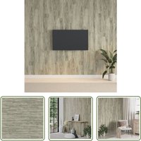 The Living Store - Wandpaneele Holzoptik Grau pvc 2,06 m² - Wandpaneele - pvc Wandplatten - Holzoptik Wandgestaltung - Eichenholz Optik - Wanddeko von THE LIVING STORE