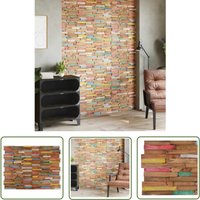 The Living Store - Wandplatten 10 Stk. 1,03 m² Massivholz Teak - Wandpaneele - Teakholzwand - Wandgestaltung - Rustikal - Industrielles Design The Living Store - Wandplatten 10 Stk. 1,03 m² Massivholz Teak - Wandpaneele - Teakholzwand - Wandgestaltung - Rustikal - Industrielles Design von THE LIVING STORE