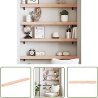 The Living Store - Wandregal 100x10x6 cm Massivholz Eiche Unbehandelt - Wandregal - Eichendielen - Holzmöbel - Rustikal - Deko Regal The Living Store - Wandregal 100x10x6 cm Massivholz Eiche Unbehandelt - Wandregal - Eichendielen - Holzmöbel - Rustikal - Deko Regal von THE LIVING STORE