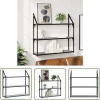 The Living Store - Wandregal 3 Fächer Grau Sonoma 80x21x78,5 cm Holzwerkstoff - Wandregal - Regal - Wohnraumorganisation - Aufbewahrungslösung - Grau The Living Store - Wandregal 3 Fächer Grau Sonoma 80x21x78,5 cm Holzwerkstoff - Wandregal - Regal - Wohnraumorganisation - Aufbewahrungslösung - Grau von THE LIVING STORE