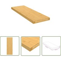 The Living Store - Wandregal 60x20x2,5 cm Bambus - Bambus Regal - Wandregal - Dekoration - Wohnraum - Badezimmer The Living Store - Wandregal 60x20x2,5 cm Bambus - Bambus Regal - Wandregal - Dekoration - Wohnraum - Badezimmer von THE LIVING STORE