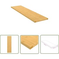 The Living Store - Wandregal 80x20x1,5 cm Bambus - Bambus Regal - Wandregal - Deko Regal - Badezimmer Regal - Wohnraum Regal The Living Store - Wandregal 80x20x1,5 cm Bambus - Bambus Regal - Wandregal - Deko Regal - Badezimmer Regal - Wohnraum Regal von THE LIVING STORE