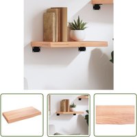 The Living Store - Wandregal Hellbraun 40x20x4 cm Massivholz Eiche Behandelt - Wandregal - Eichendielen - Holzmöbel - Rustikal - Deko Regal The Living Store - Wandregal Hellbraun 40x20x4 cm Massivholz Eiche Behandelt - Wandregal - Eichendielen - Holzmöbel - Rustikal - Deko Regal von THE LIVING STORE