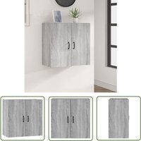 The Living Store - Wandschrank Grau Sonoma 60x31x60 cm Holzwerkstoff - Hängeschrank - Wandschrank - Aufbewahrungsraum - Regal - Wohnzimmer Dekoration The Living Store - Wandschrank Grau Sonoma 60x31x60 cm Holzwerkstoff - Hängeschrank - Wandschrank - Aufbewahrungsraum - Regal - Wohnzimmer Dekoration von THE LIVING STORE