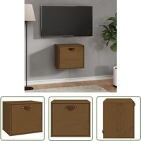 The Living Store Wandschrank Honigbraun 40x30x35 cm Massivholz Kiefer - Holzschrank - Wandregal - Regal - Kiefernholzmöbel - Wohnwand The Living Store Wandschrank Honigbraun 40x30x35 cm Massivholz Kiefer - Holzschrank - Wandregal - Regal - Kiefernholzmöbel - Wohnwand von JINLEFU