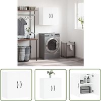 The Living Store - Wandschrank Weiß 60x31x60 cm Holzwerkstoff - Hängeschrank - Wandschrank - Aufbewahrungsraum - Wohnzimmermöbel - Schlafzimmermöbel The Living Store - Wandschrank Weiß 60x31x60 cm Holzwerkstoff - Hängeschrank - Wandschrank - Aufbewahrungsraum - Wohnzimmermöbel - Schlafzimmermöbel von THE LIVING STORE