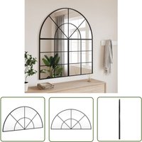 The Living Store - Wandspiegel Schwarz 100x50 cm Gewölbt Eisen - Wandspiegel - Wohnzimmerdeko - Badezimmerspiegel - Spiegelfläche - Schwarzer Spiegel The Living Store - Wandspiegel Schwarz 100x50 cm Gewölbt Eisen - Wandspiegel - Wohnzimmerdeko - Badezimmerspiegel - Spiegelfläche - Schwarzer Spiegel von THE LIVING STORE