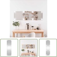 The Living Store Wandspiegel mit LED-Leuchten 30x100 cm Glas Rechteckig - Wandspiegel - LED-Spiegel - Dekospiegel - Badspiegel - Schlafzimmerspiegel The Living Store Wandspiegel mit LED-Leuchten 30x100 cm Glas Rechteckig - Wandspiegel - LED-Spiegel - Dekospiegel - Badspiegel - Schlafzimmerspiegel von THE LIVING STORE