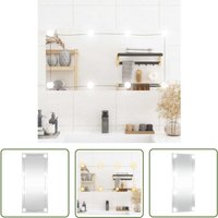 The Living Store Wandspiegel mit LED-Leuchten 40x80 cm Glas Rechteckig - Wandspiegel - LED-Spiegel - Dekospiegel - Badspiegel - Schlafzimmerspiegel The Living Store Wandspiegel mit LED-Leuchten 40x80 cm Glas Rechteckig - Wandspiegel - LED-Spiegel - Dekospiegel - Badspiegel - Schlafzimmerspiegel von THE LIVING STORE