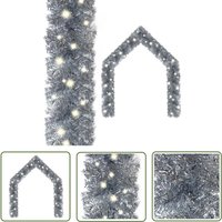 Weihnachtsgirlande mit led 10 m Silbern - Weihnachtsdeko - Lichterkette - LED-Beleuchtung - Silberne Beleuchtung - Christbaumschmuck - The Living Weihnachtsgirlande mit led 10 m Silbern - Weihnachtsdeko - Lichterkette - LED-Beleuchtung - Silberne Beleuchtung - Christbaumschmuck - The Living von THE LIVING STORE