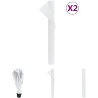 The Living Store - Wintervlies 2 Rollen 70 g/m² 10x1,6 m - Gartenpflege-Zubehör von THE LIVING STORE