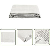 Zeltteppich 400x250 cm Grau - Campingmatten - Zeltfuß - Zelt Zubehör - Zeltunterlage - Garten Teppich - The Living Store von THE LIVING STORE