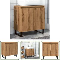 The Living Store - vidaXL Badschrank Artisan-Eiche 58x33x60 cm Holzwerkstoff The Living Store - vidaXL Badschrank Artisan-Eiche 58x33x60 cm Holzwerkstoff von THE LIVING STORE
