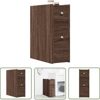 The Living Store - vidaXL Badschrank Schmal mit Rollen Eichen-Optik Holzwerkstoff The Living Store - vidaXL Badschrank Schmal mit Rollen Eichen-Optik Holzwerkstoff von THE LIVING STORE
