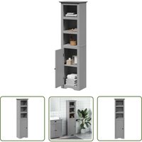 The Living Store - vidaXL Badschrank bodo Grau 44x30x160 cm The Living Store - vidaXL Badschrank bodo Grau 44x30x160 cm von THE LIVING STORE