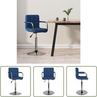 The Living Store - vidaXL Barhocker Blau Stoff The Living Store - vidaXL Barhocker Blau Stoff von THE LIVING STORE