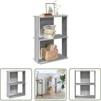 The Living Store - vidaXL Bücherregal 3 Böden Grau Sonoma 60x30x80 cm Holzwerkstoff The Living Store - vidaXL Bücherregal 3 Böden Grau Sonoma 60x30x80 cm Holzwerkstoff von THE LIVING STORE