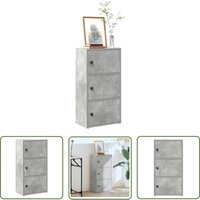 The Living Store - vidaXL Bücherregal Betongrau 40x24x77 cm Holzwerkstoff The Living Store - vidaXL Bücherregal Betongrau 40x24x77 cm Holzwerkstoff von THE LIVING STORE
