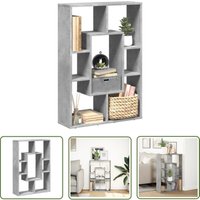 The Living Store - vidaXL Bücherregal Betongrau 63x20x90 cm Holzwerkstoff The Living Store - vidaXL Bücherregal Betongrau 63x20x90 cm Holzwerkstoff von THE LIVING STORE