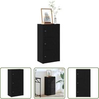 The Living Store - vidaXL Bücherregal Schwarz Eichen-Optik 40x24x77 cm Holzwerkstoff The Living Store - vidaXL Bücherregal Schwarz Eichen-Optik 40x24x77 cm Holzwerkstoff von THE LIVING STORE