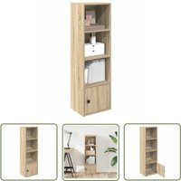 VidaXL Bücherregal Sonoma-Eiche 31x24x102 cm Holzwerkstoff VidaXL Bücherregal Sonoma-Eiche 31x24x102 cm Holzwerkstoff von THE LIVING STORE