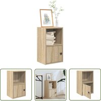 The Living Store - vidaXL Bücherregal Sonoma-Eiche 31x24x52 cm Holzwerkstoff The Living Store - vidaXL Bücherregal Sonoma-Eiche 31x24x52 cm Holzwerkstoff von THE LIVING STORE