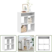 The Living Store - vidaXL Bücherregal Weiß 66x31x80 cm Holzwerkstoff The Living Store - vidaXL Bücherregal Weiß 66x31x80 cm Holzwerkstoff von THE LIVING STORE
