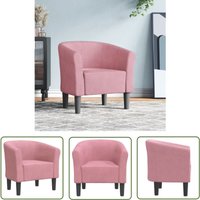 The Living Store - vidaXL Clubsessel Rosa Samt von THE LIVING STORE