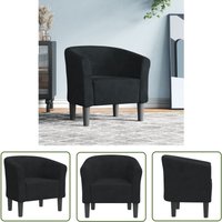 The Living Store - vidaXL Clubsessel Schwarz Samt von THE LIVING STORE