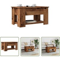 The Living Store - vidaXL Couchtisch Altholz-Optik 79x49x41 cm Holzwerkstoff The Living Store - vidaXL Couchtisch Altholz-Optik 79x49x41 cm Holzwerkstoff von THE LIVING STORE