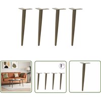 VidaXL Couchtisch Beine Konische Form 4 Stück Naturstahl 42-43cm Stahl VidaXL Couchtisch Beine Konische Form 4 Stück Naturstahl 42-43cm Stahl von THE LIVING STORE