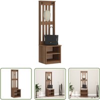 The Living Store - vidaXL Garderobenständer sandens 45x40x159,5 cm Massivholz Kiefer The Living Store - vidaXL Garderobenständer sandens 45x40x159,5 cm Massivholz Kiefer von THE LIVING STORE