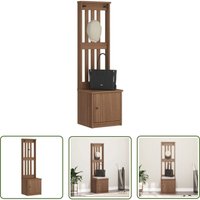 The Living Store - vidaXL Garderobenständer sandens 45x40x159,5 cm Massivholz Kiefer The Living Store - vidaXL Garderobenständer sandens 45x40x159,5 cm Massivholz Kiefer von THE LIVING STORE