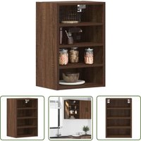 The Living Store - vidaXL Hängeschrank Braun Eichen-Optik 40x29,5x60 cm Holzwerkstoff von THE LIVING STORE