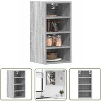 The Living Store - vidaXL Hängeschrank Grau Sonoma 30x29,5x60 cm Holzwerkstoff von THE LIVING STORE