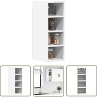 The Living Store - vidaXL Hängeschrank Weiß 20x29,5x60 cm Holzwerkstoff von THE LIVING STORE