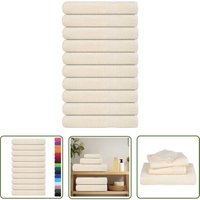 The Living Store - vidaXL Handtücher 10 Stk. Creme 100x200 cm 360 g/m² 100% Baumwolle The Living Store - vidaXL Handtücher 10 Stk. Creme 100x200 cm 360 g/m² 100% Baumwolle von THE LIVING STORE