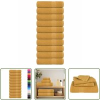 The Living Store - vidaXL Handtücher 10 Stk. Golden 50x100 cm 360 g/m² 100% Baumwolle The Living Store - vidaXL Handtücher 10 Stk. Golden 50x100 cm 360 g/m² 100% Baumwolle von THE LIVING STORE