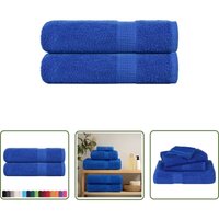 The Living Store - vidaXL Handtücher 2 Stk. Blau 50x100 cm 360 g/m² 100% Baumwolle The Living Store - vidaXL Handtücher 2 Stk. Blau 50x100 cm 360 g/m² 100% Baumwolle von THE LIVING STORE