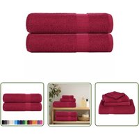 The Living Store - vidaXL Handtücher 2 Stk. Bordeauxrot 50x100 cm 360 g/m² 100% Baumwolle The Living Store - vidaXL Handtücher 2 Stk. Bordeauxrot 50x100 cm 360 g/m² 100% Baumwolle von THE LIVING STORE