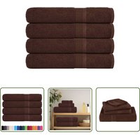 The Living Store - vidaXL Handtücher 4 Stk. Braun 100x200 cm 360 g/m² 100% Baumwolle The Living Store - vidaXL Handtücher 4 Stk. Braun 100x200 cm 360 g/m² 100% Baumwolle von THE LIVING STORE