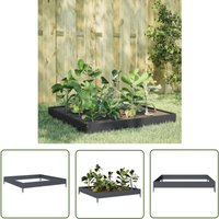 The Living Store - vidaXL Hochbeet Anthrazit 100x100x18,5 cm Stahl The Living Store - vidaXL Hochbeet Anthrazit 100x100x18,5 cm Stahl von THE LIVING STORE