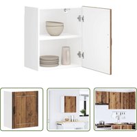 The Living Store - vidaXL Küchen-Hängeschrank Lucca Altholz-Optik Holzwerkstoff von THE LIVING STORE