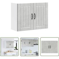 The Living Store - vidaXL Küchen-Hängeschrank Lucca Betongrau Holzwerkstoff von THE LIVING STORE