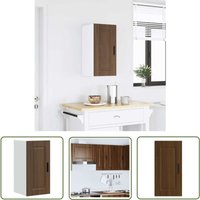 The Living Store - vidaXL Küchen-Hängeschrank Porto Braun Eichen-Optik Holzwerkstoff von THE LIVING STORE