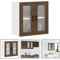 The Living Store - vidaXL Küchen-Hängeschrank mit Glastür Porto Braun Eichen-Optik The Living Store - vidaXL Küchen-Hängeschrank mit Glastür Porto Braun Eichen-Optik von THE LIVING STORE