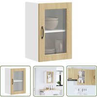 The Living Store - vidaXL Küchen-Hängeschrank mit Glastür Porto Sonoma-Eiche The Living Store - vidaXL Küchen-Hängeschrank mit Glastür Porto Sonoma-Eiche von THE LIVING STORE