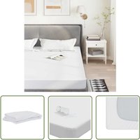 The Living Store - vidaXL Matratzenschoner Weiß 90x200 cm Wasserdicht von THE LIVING STORE